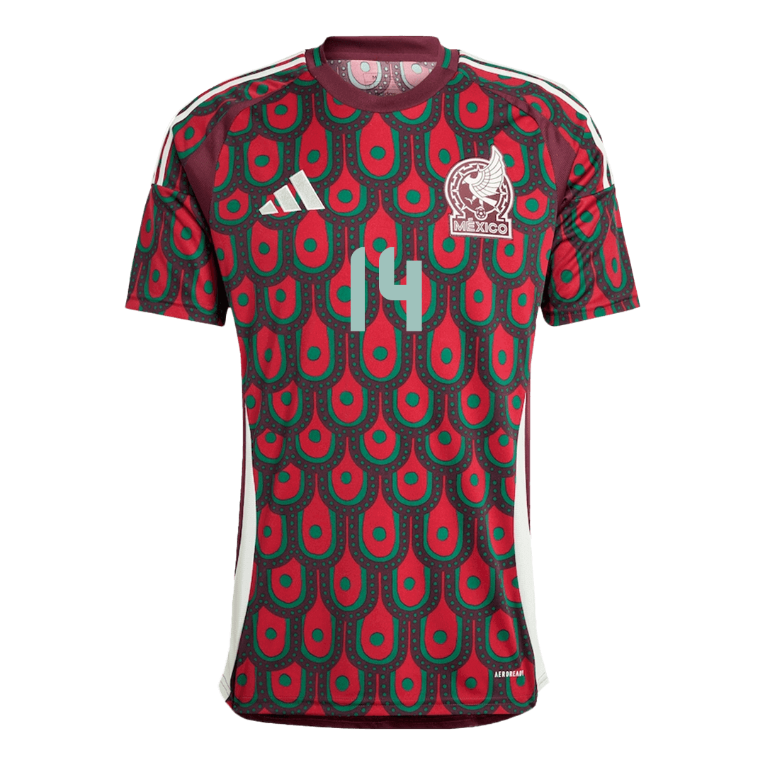 CHICHARITO #14 Mexico Soccer Jersey Home Custom Shirt - Image 2