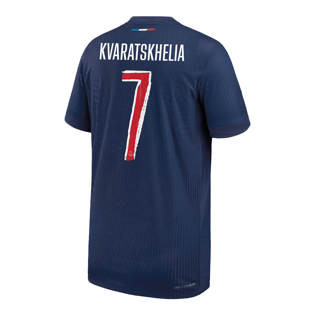 PSG KVARATSKHELIA #7 Custom Player Version Home Soccer Jersey - UCL - Image 3