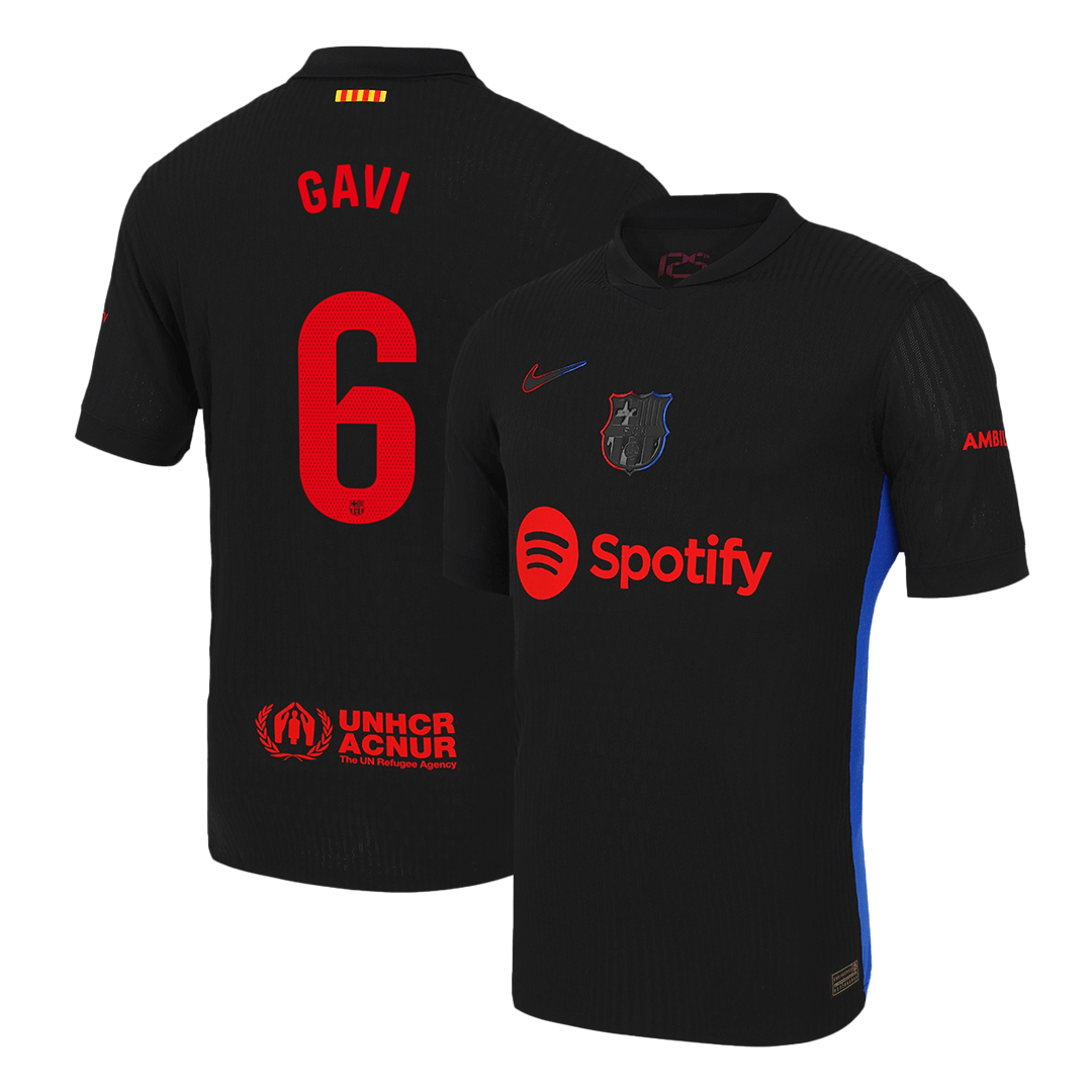 Barcelona GAVI #6 Away Custom Player Version Soccer Jersey