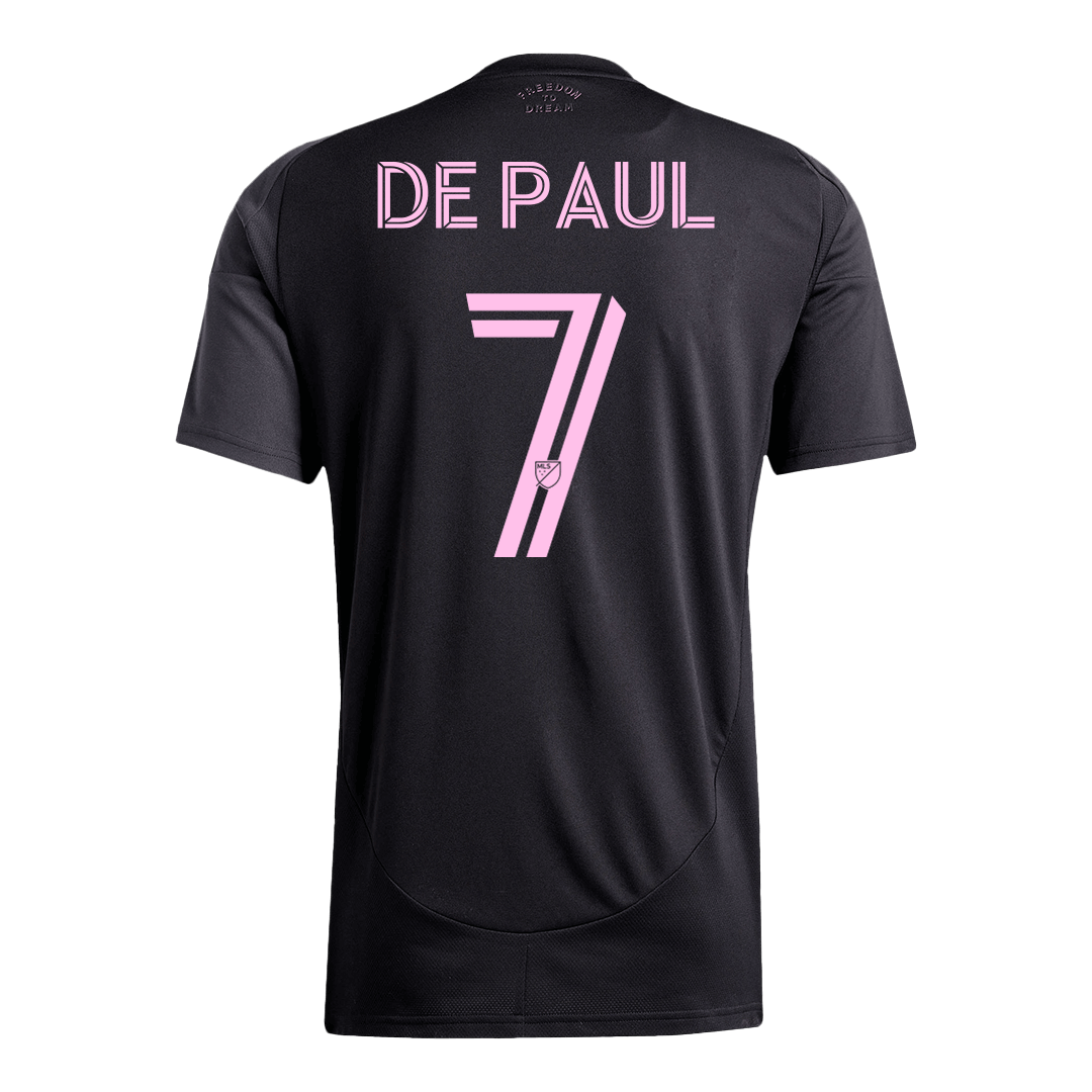 DE PAUL #7 Inter Miami CF Soccer Jersey Away Custom Shirt 2025 - Image 3