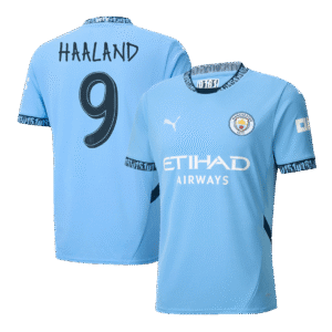 HAALAND #9 Manchester City Soccer Jersey Home Custom Shirt-UCL