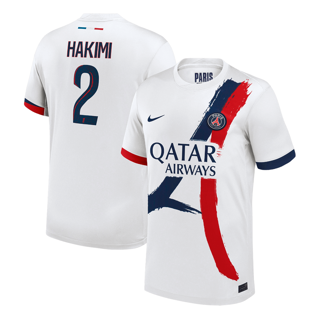 HAKIMI #2 PSG Soccer Jersey Away Custom Shirt 2025/26