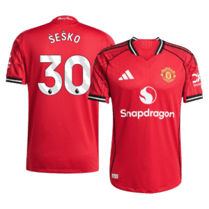 Manchester United ŠEŠKO #30 Home Custom Player Version Soccer Jersey 2025/26