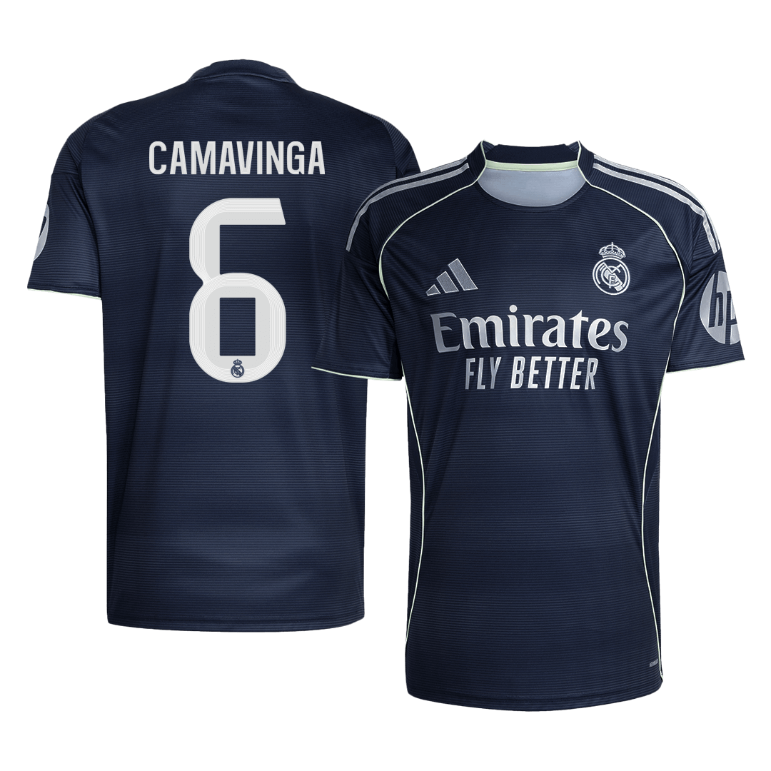 CAMAVINGA #6 Real Madrid Soccer Jersey Away Custom Shirt 2025/26