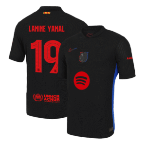 Barcelona LAMINE YAMAL #19 Away Custom Player Version Soccer Jersey