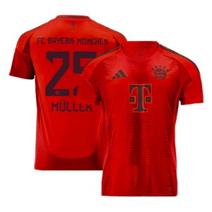 Bayern Munich Jersey Custom MÜLLER #25 Soccer Jersey Home