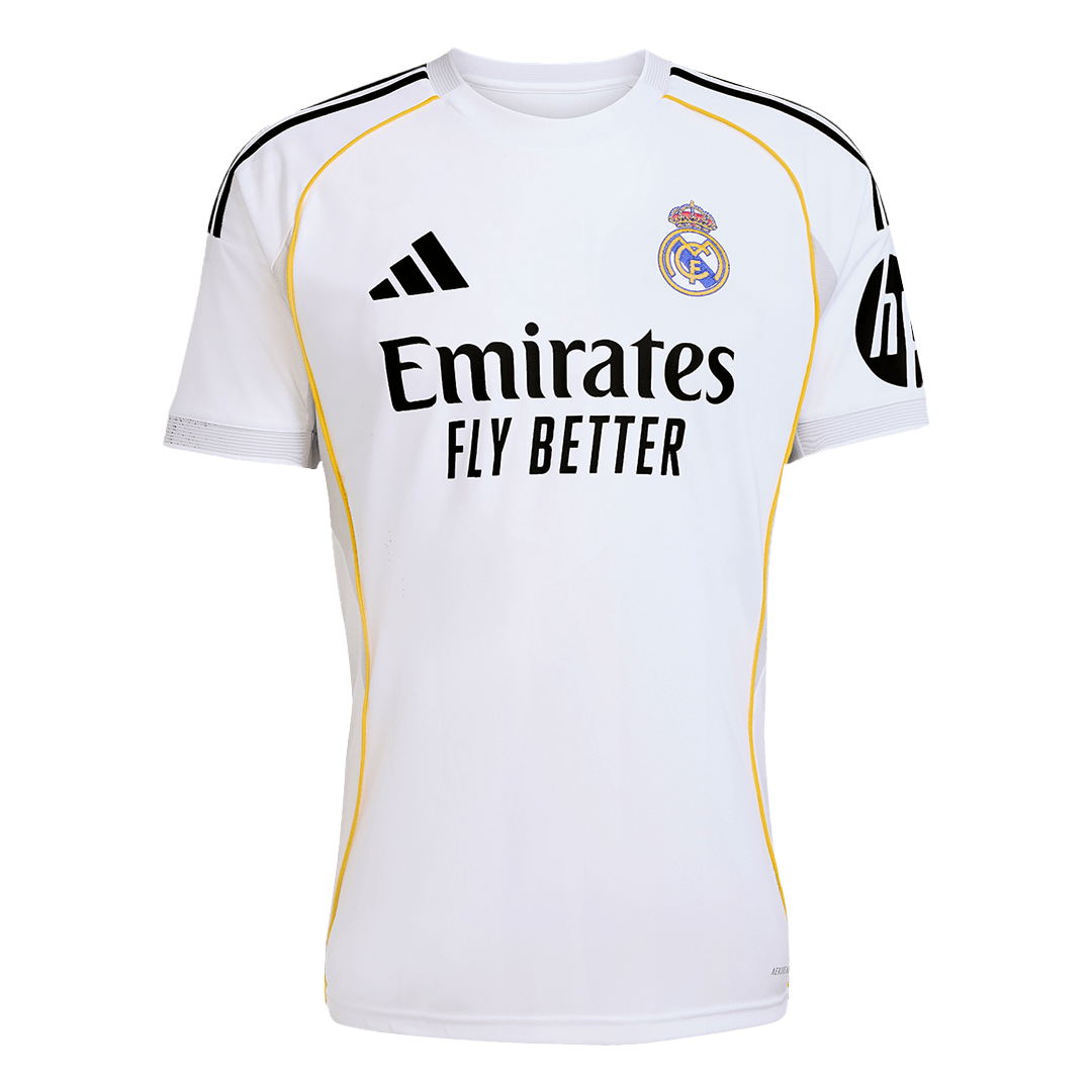 VALVERDE #8 Real Madrid Soccer Jersey Home Custom Shirt 2025/26 - Image 3