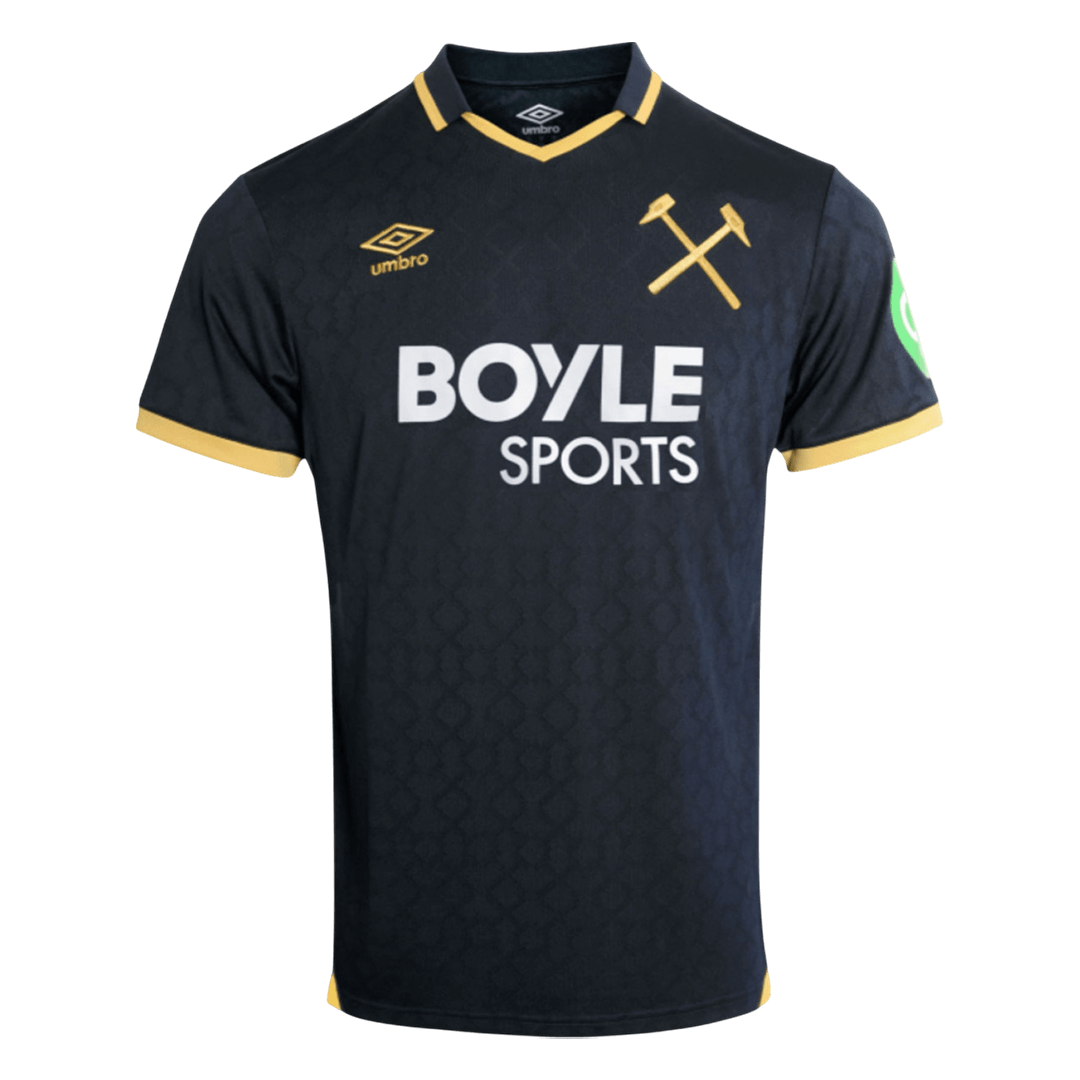 West Ham United Soccer Jersey Third Away Shirt 2025/26 - Image 4