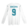 BENZEMA #9 Real Madrid Retro Jersey Home Long Sleeve Soccer Shirt 2017/18