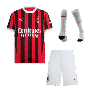 AC Milan Home Custom Full Soccer Kit