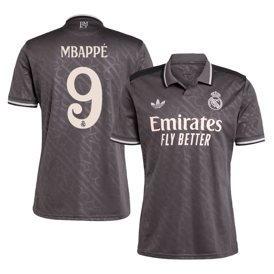 MBAPPÉ #9 Real Madrid Third Away Soccer Jersey