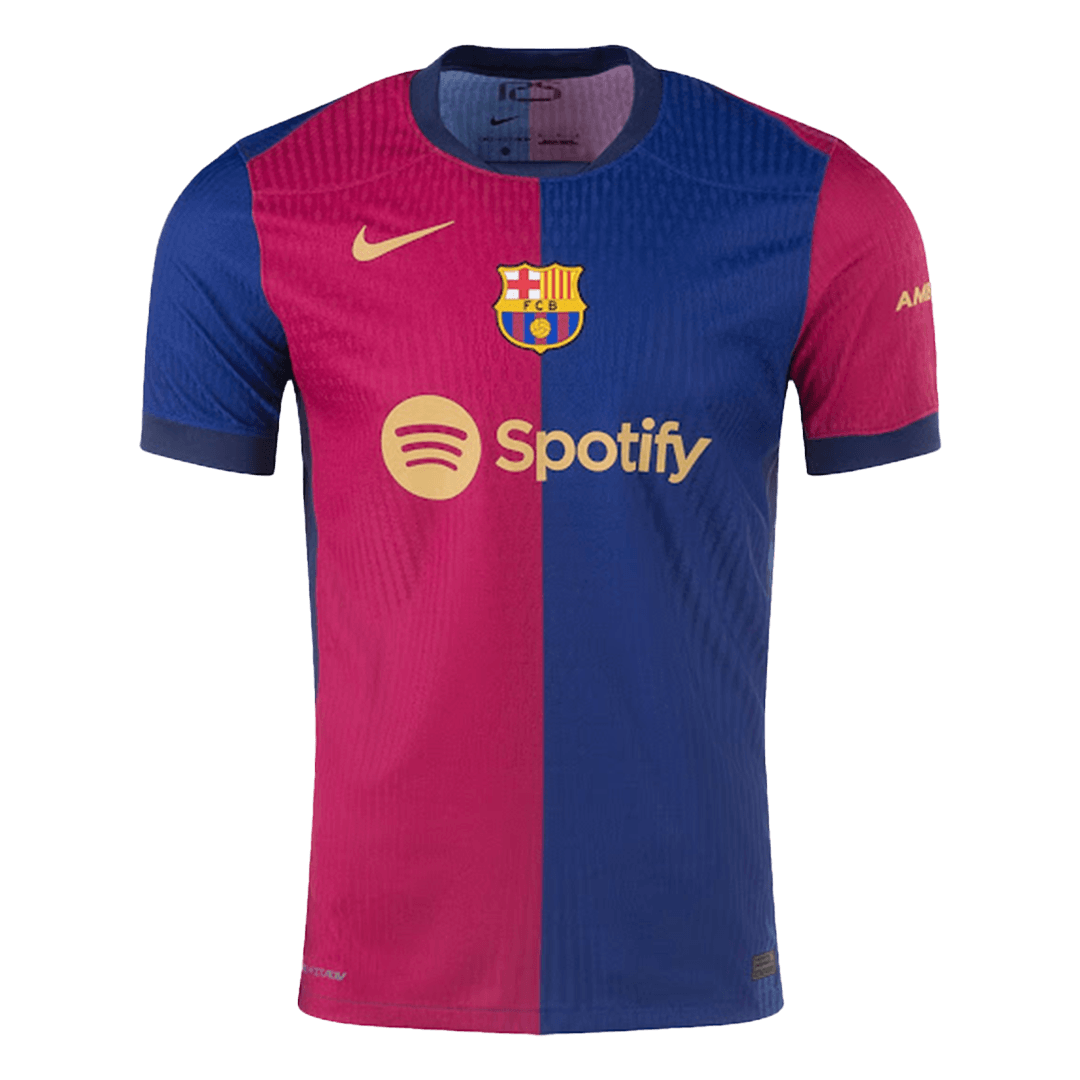Barcelona GAVI #6 Home Custom Player Version Soccer Jersey - Image 2