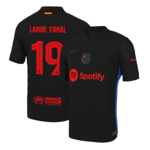 Barcelona LAMINE YAMAL #19 Away Custom Player Version Soccer Jersey - UCL