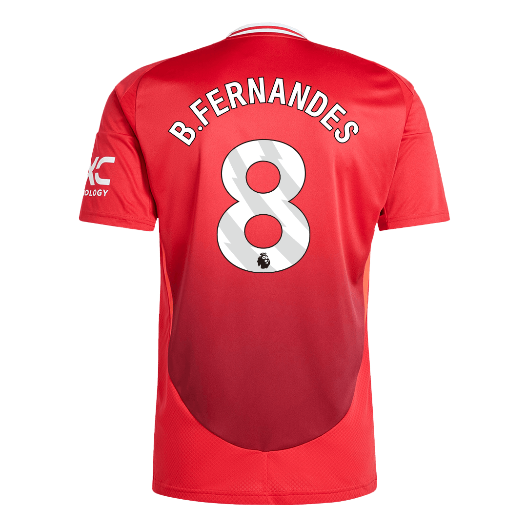 B.FERNANDES #8 Manchester United Home Soccer Jersey - Image 3