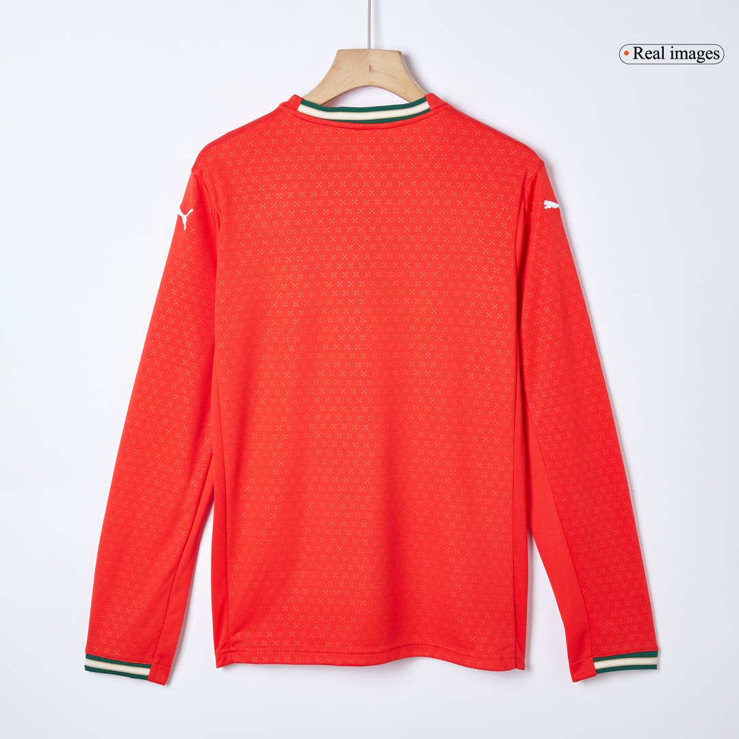 Portugal Long Sleeve Jersey Home Football Shirt 2025 - Image 6