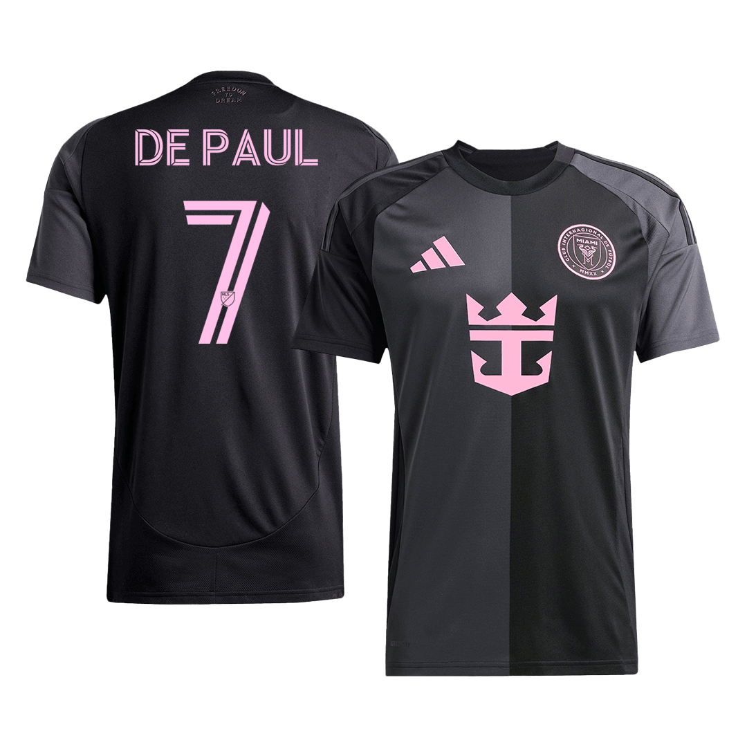 DE PAUL #7 Inter Miami CF Soccer Jersey Away Custom Shirt 2025