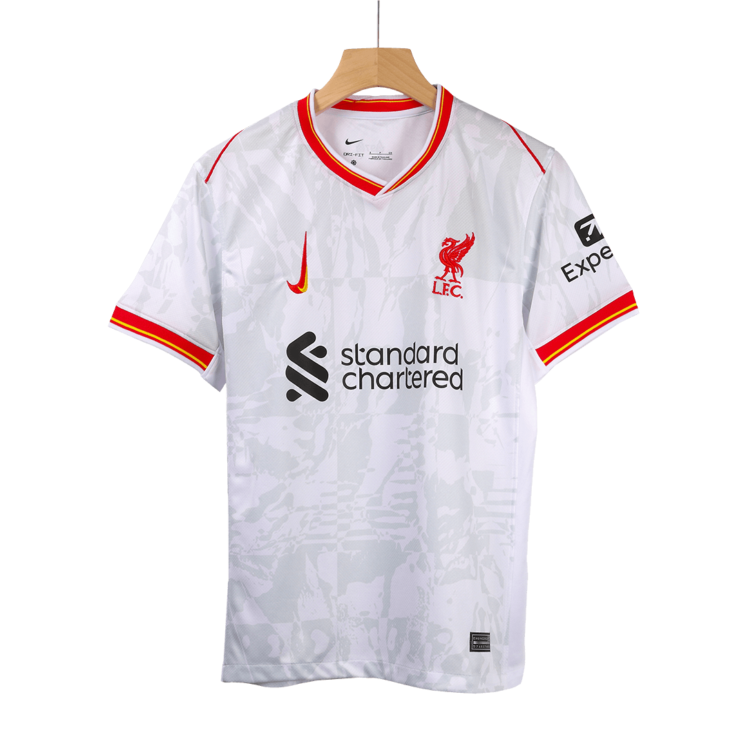 Liverpool CHIESA #14 Soccer Jersey Third Away Custom Shirt - UCL - Image 4