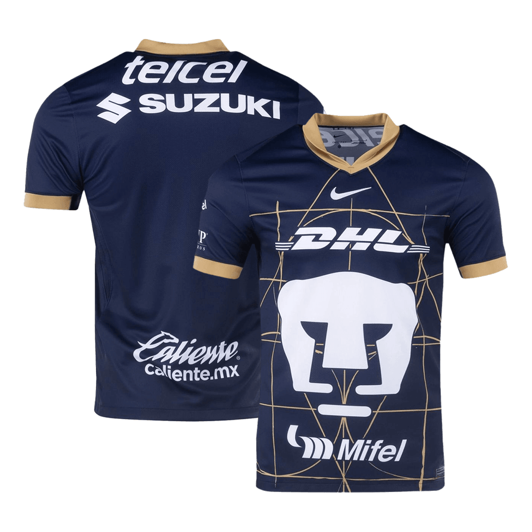 Pumas UNAM Soccer Jersey Away Custom Shirt - Image 3