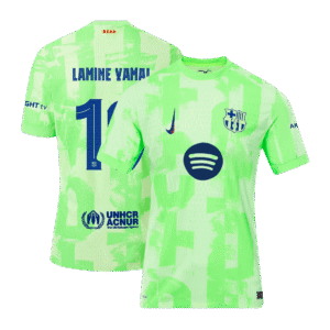 Barcelona LAMINE YAMAL #19 Third Away Custom Player Version Soccer Jersey - UCL Spotify Logo Without Text