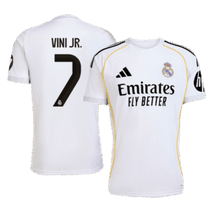 VINI JR. #7 Real Madrid Soccer Jersey Home Custom Shirt 2025/26