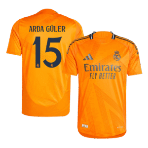 Real Madrid ARDA GÜLER #15 Away Custom Player Version Soccer Jersey