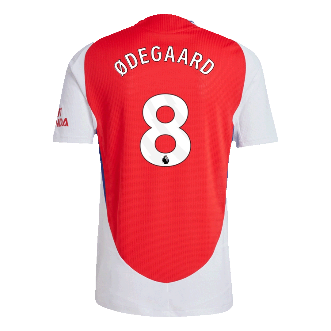 Arsenal ØDEGAARD #8 Home Custom Player Version Soccer Jersey - Image 3
