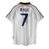 RAUL #7 Real Madrid Retro Jersey Home Soccer Shirt 99/00