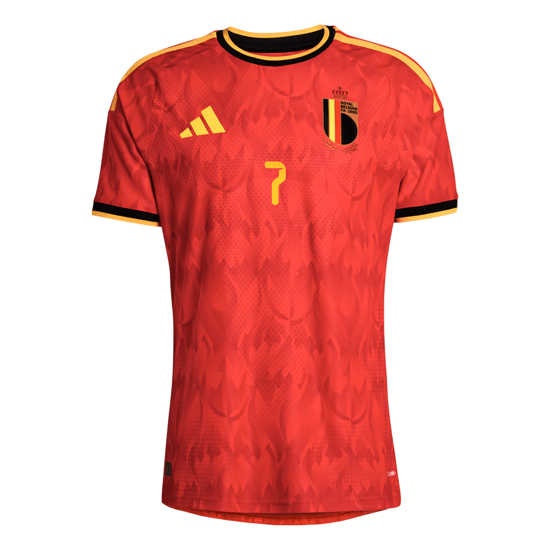 Belgium DE BRUYNE #7 Home Custom Player Version Soccer Jersey World Cup 2026 - Image 2