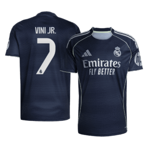 VINI JR. #7 Real Madrid Soccer Jersey Away Custom Shirt 2025/26
