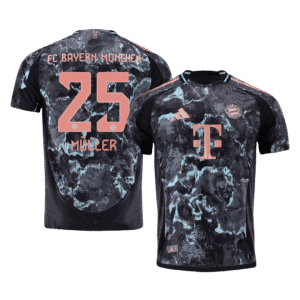 Bayern Munich MÜLLER #25 Away Custom Player Version Soccer Jersey