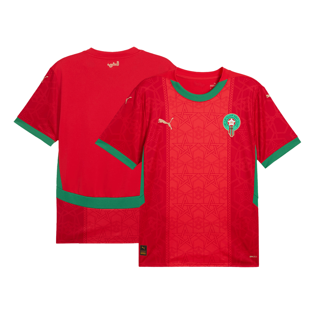 Morocco Soccer Jersey Home Shirt - Image 3