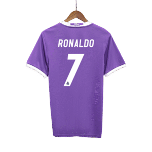 RONALDO #7 Real Madrid Retro Jersey Away Soccer Shirt 2016/17