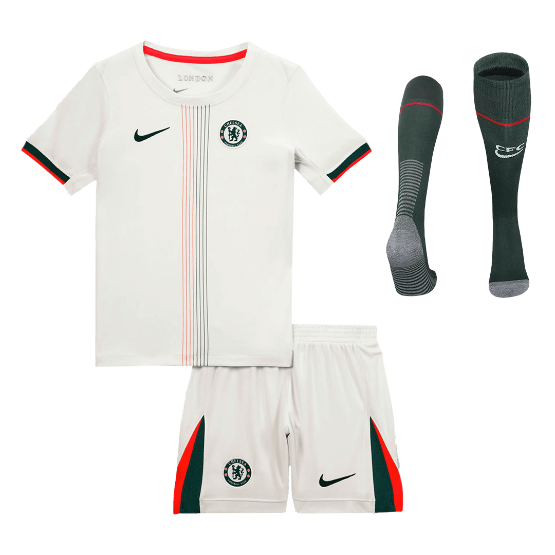 Kids Chelsea Custom Away Full Soccer Kits2025/26