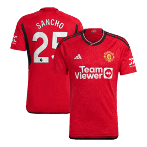 Manchester United Jersey Custom SANCHO #25 Soccer Jersey Home 2023/24