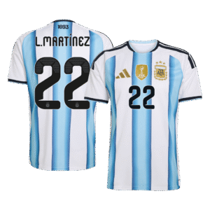 L.MARTÍNEZ #22 Argentina Soccer Jersey Home Shirt World Cup 2026