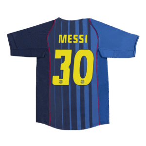 MESSI #30 Barcelona Retro Jersey Away Soccer Shirt 2004/05