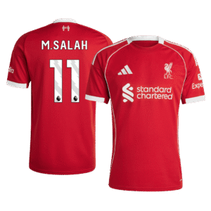 Liverpool M.SALAH #11 Soccer Jersey Home 2025/26 Custom Shirt