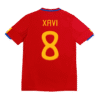 XAVI #8 Spain Retro Jersey Home Soccer Shirt 2010 World Cup