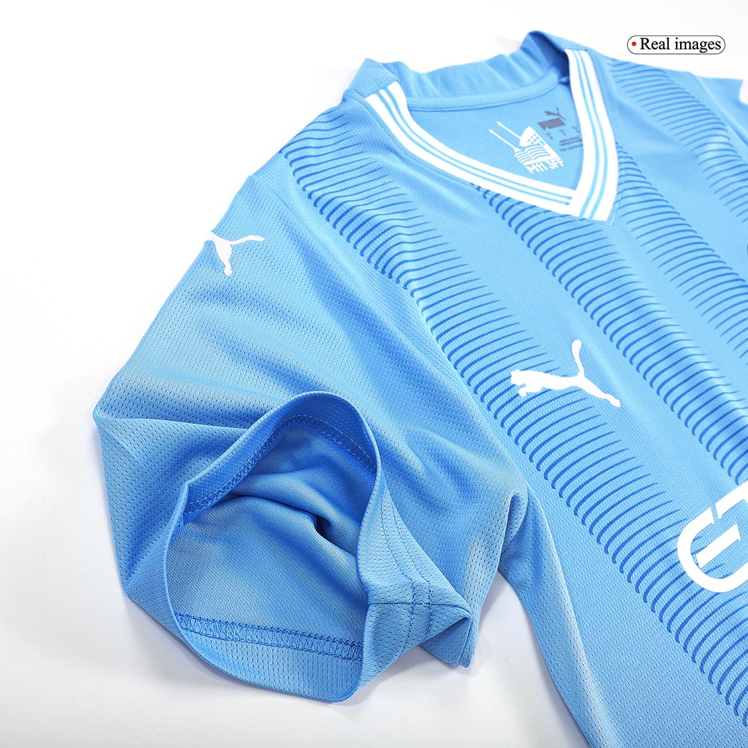 Manchester City Jersey HAALAND #9 Custom Home Soccer Jersey 2023/24 - Image 8