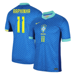 RAPHINHA #11 Brazil Soccer Jersey Away Custom Shirt