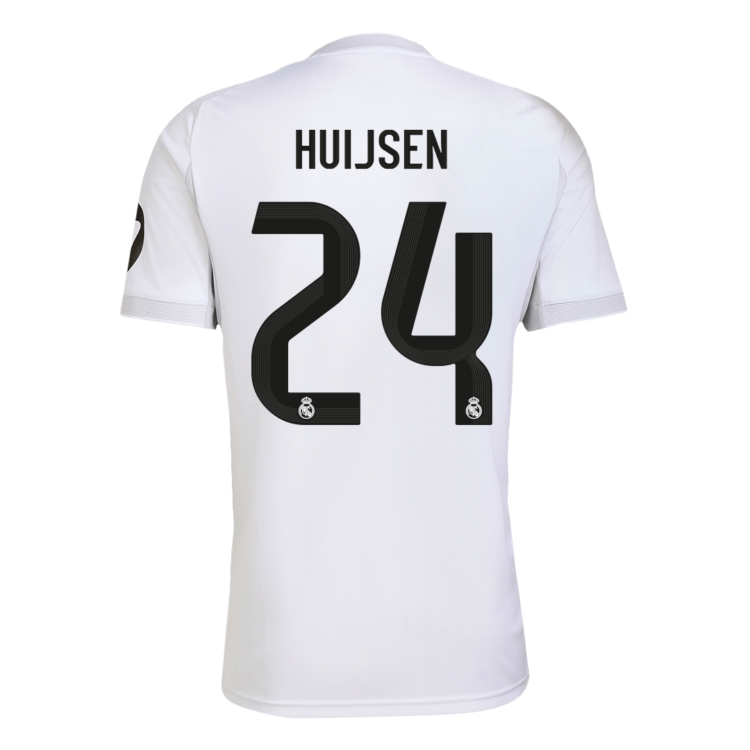 HUIJSEN #24 Real Madrid Soccer Jersey Home Custom Shirt 2025/26 - Image 2