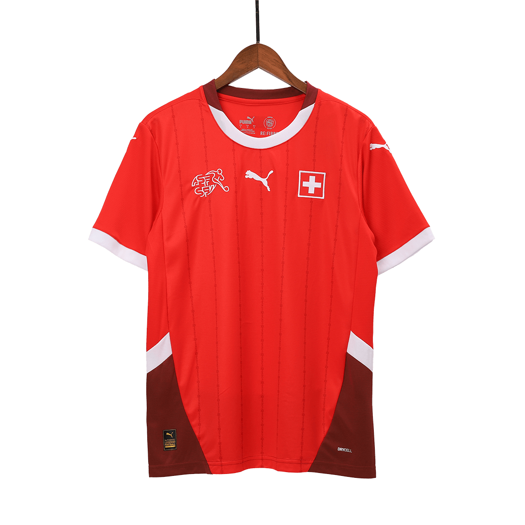 Switzerland Soccer Jersey Home Custom Shirt - Image 4