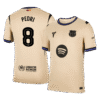 PEDRI #8 Barcelona Soccer Jersey Away Custom Shirt 2025/26 - UCL