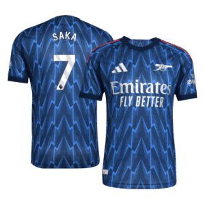 Arsenal SAKA #7 Away Custom Player Version Soccer Jersey 2025/26