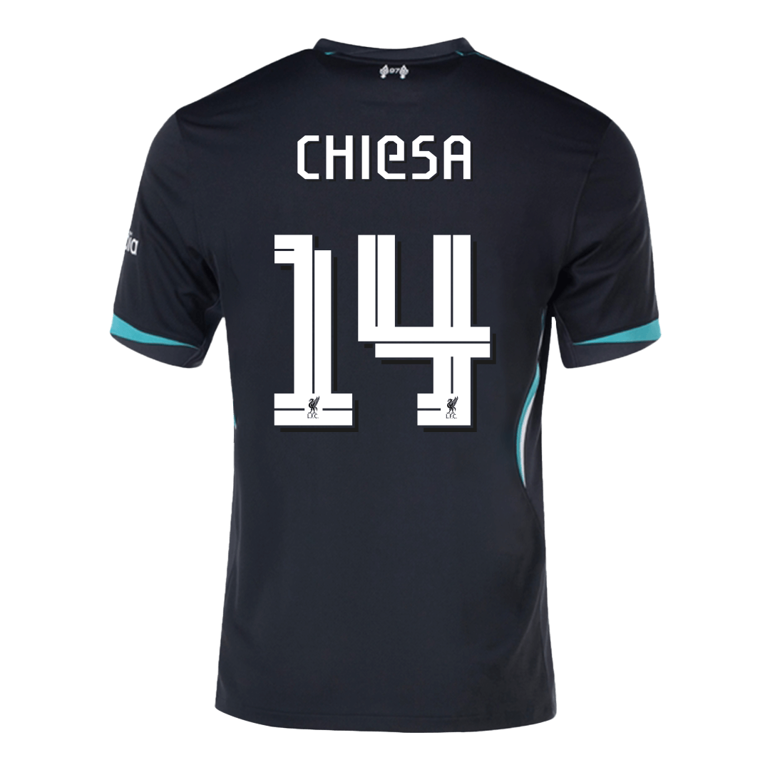 CHIESA #14 Liverpool Soccer Jersey Away Custom Shirt - UCL - Image 3
