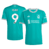 Liverpool ISAK #9 Soccer Jersey Third Away 2025/26 Custom Shirt