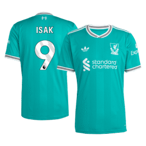 Liverpool ISAK #9 Soccer Jersey Third Away 2025/26 Custom Shirt