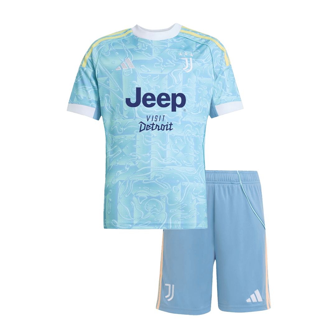 Kids Juventus Away Soccer Kits 2025/26