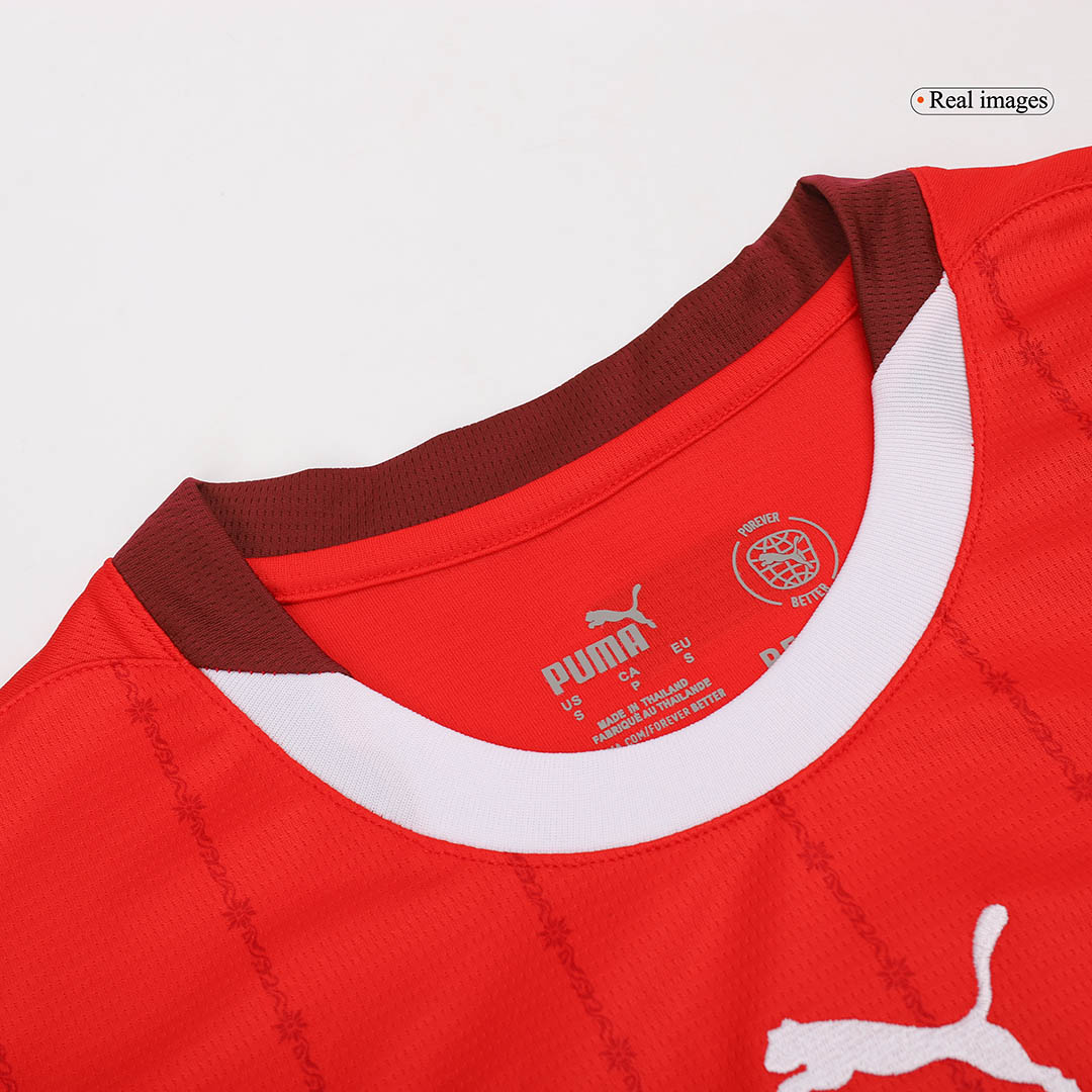 Switzerland Soccer Jersey Home Custom Shirt - Image 6