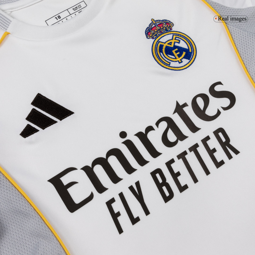 Kids Real Madrid Custom Home Full Soccer Kits2025/26 - Image 7